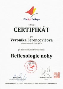 Reflexologie nohy